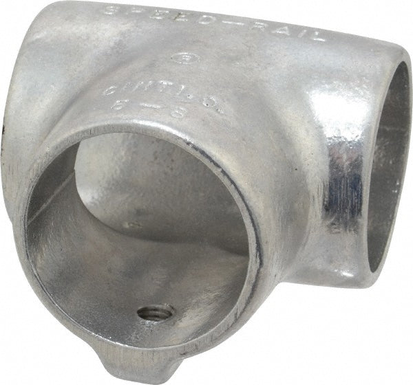 Hollaender 5-8 1-1/2" Pipe, 90&deg Three Socket Tee, Aluminum Alloy Tee Pipe Rail Fitting