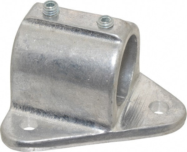 Hollaender 50-7 1-1/4" Pipe, Wall Mount Flange, Aluminum Alloy Flange Pipe Rail Fitting