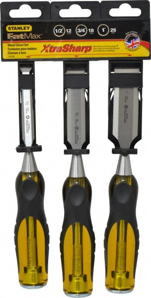 Stanley 16-970 FatMax 3 Piece Wood Chisel Set