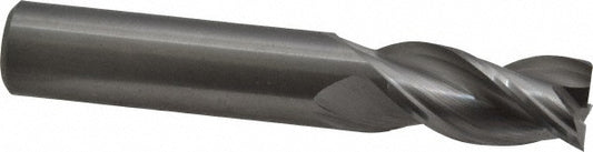 Kennametal 3866202 Square End Mill 1/2'' Dia, 1'' LOC, 1/2'' Shank Dia, 3'' OAL, 3 Flutes, Solid Carbide