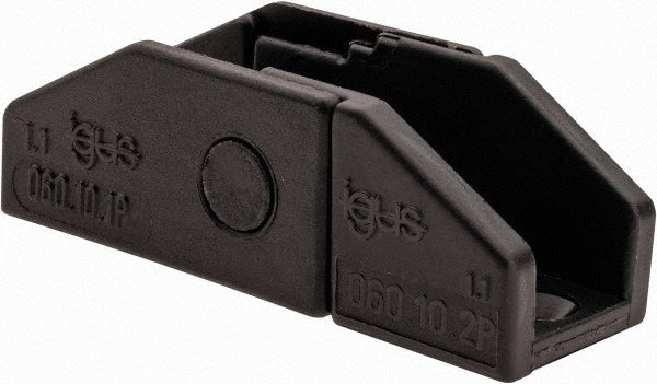 Igus 060-10-12P 0.65 Inch Outside Width x 0.59 Inch Outside Height, Cable and Hose Carrier Plastic Zipper Mounting Bracket Set