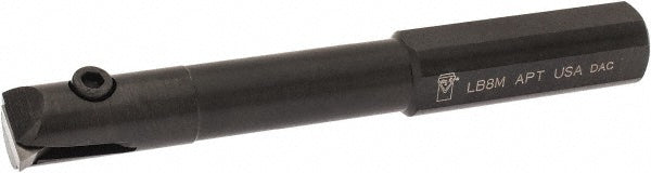 APT LB8M 1/2" Min Bore, 2-1/4" Max Depth, Neutral Indexable Boring Bar