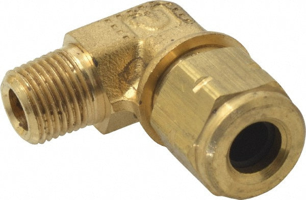 Parker 169VL-4-2 Compression Tube Male Elbow 1/8-27" Thread, Compression x MNPT