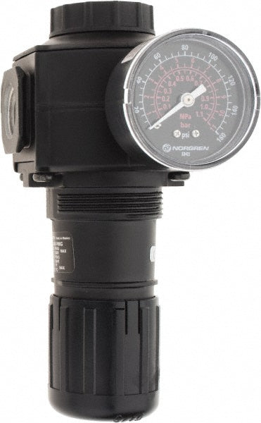 Norgren R74G-4AK-RMG Compressed Air Regulator 1/2" NPT, 300 Max psi, Standard