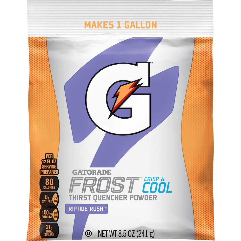 Gatorade 33665 Activity Drink 8.5 oz, Pack, Riptide Rush, Powder, Yields 1 gal