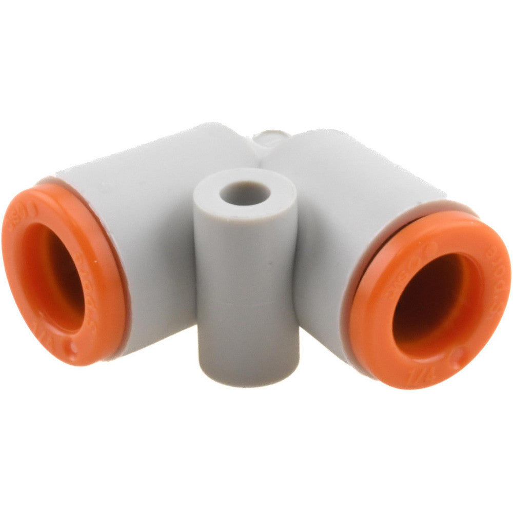 SMC Pneumatics KQ2L07-00A Push-to-Connect Push-to-Connect Fitting Union, 1/4" OD