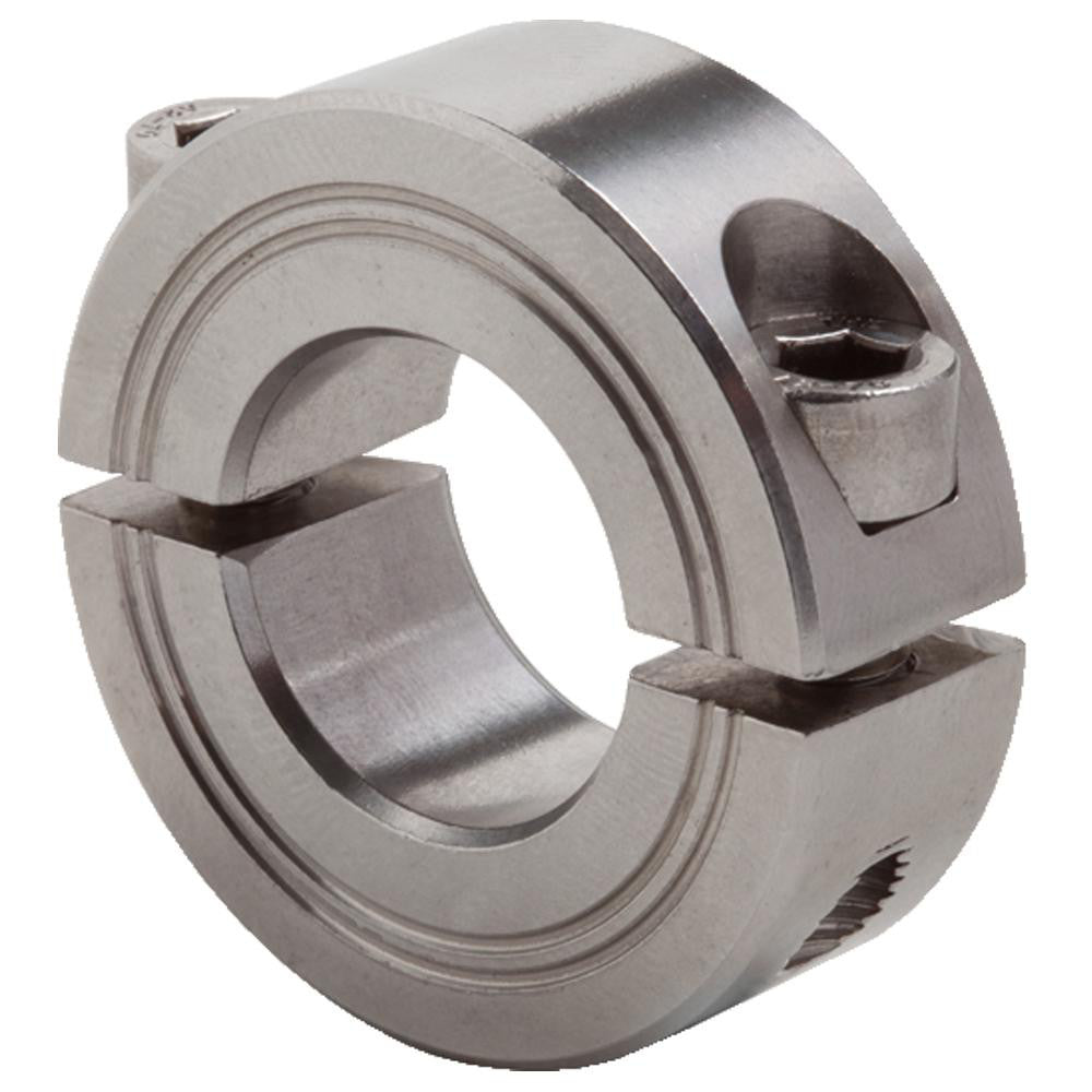 Climax Metal Products M2C-25-S Shaft Collar Clamp, 1-7/8" OD, Stainless Steel