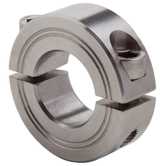 Climax Metal Products M2C-30-S Shaft Collar Clamp, 2-1/8" OD, Stainless Steel