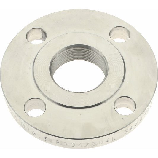 Merit Brass A435-24 1-1/2" Pipe, 5" OD, Stainless Steel, Threaded Pipe Flange