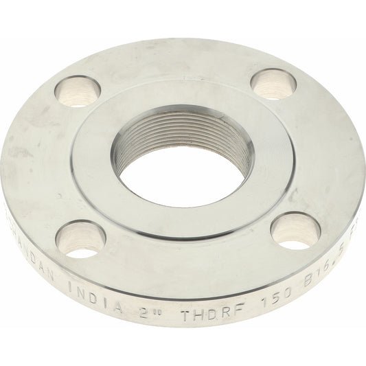 Merit Brass A435-32 2" Pipe, 6" OD, Stainless Steel, Threaded Pipe Flange