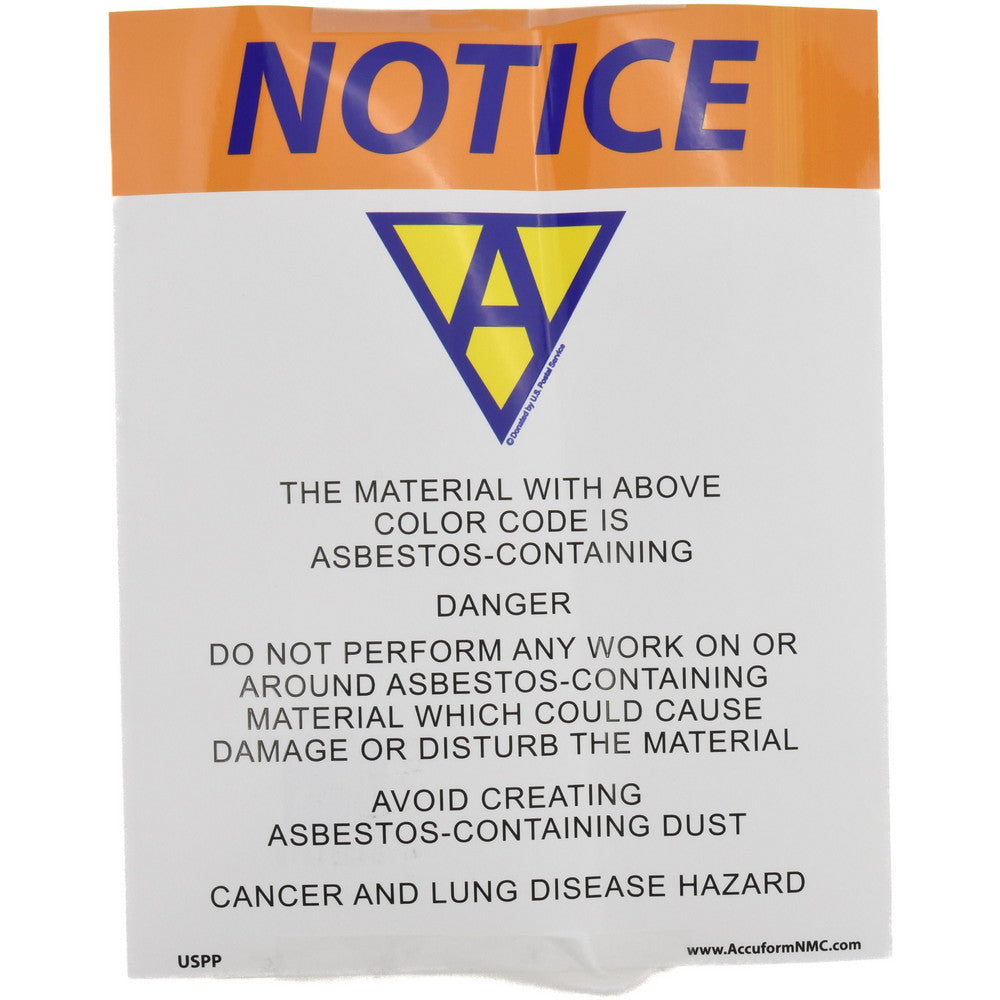 AccuformNMC USPP Hazardous Materials Sign Rectangle