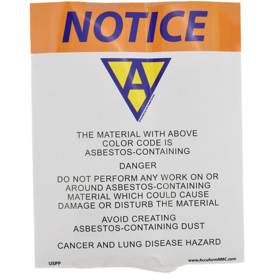AccuformNMC USPP Hazardous Materials Sign Rectangle