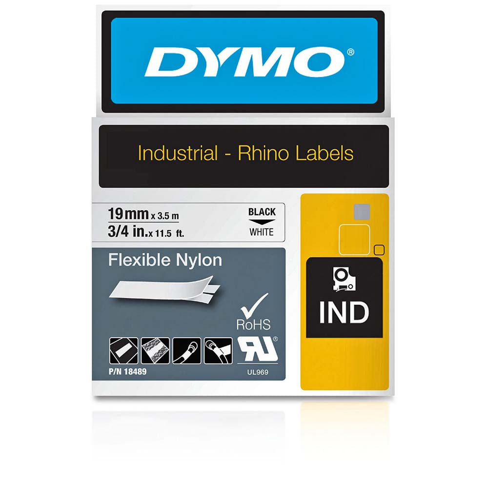 Rhino 18489 Flexible Tape 11.5', Nylon, White
