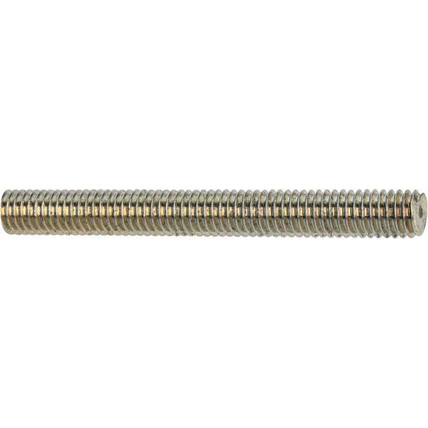 ALL AMERICA THREADED PRODUCTS 03102 General-Purpose Threaded Rod 7/16-14, 2' OAL, Low-Carbon Steel, Zinc Finish
