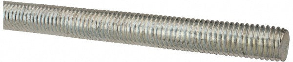 ALL AMERICA THREADED PRODUCTS 03123 General-Purpose Threaded Rod 9/16-12, 3' OAL, Low-Carbon Steel, Zinc Finish
