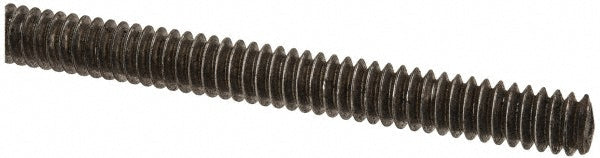All America Threaded Products 01052 General-Purpose Threaded Rod #10-24, 2' OAL, Low-Carbon Steel, Oil Finish