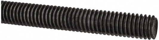 ALL AMERICA THREADED PRODUCTS 01092 General-Purpose Threaded Rod 3/8-16, 2' OAL, Low-Carbon Steel, Oil Finish
