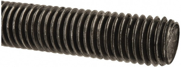 ALL AMERICA THREADED PRODUCTS 01132 General-Purpose Threaded Rod 5/8-11, 2' OAL, Low-Carbon Steel, Oil Finish