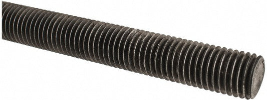 ALL AMERICA THREADED PRODUCTS 01142 General-Purpose Threaded Rod 3/4-10, 2' OAL, Low-Carbon Steel, Oil Finish