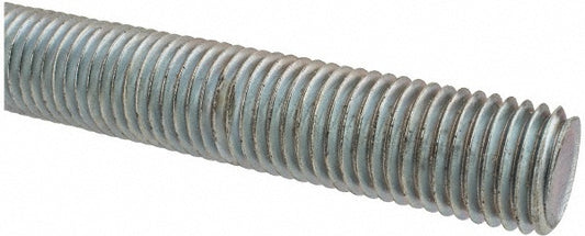 ALL AMERICA THREADED PRODUCTS 01162 General-Purpose Threaded Rod 1-8, 2' OAL, Low-Carbon Steel, Oil Finish