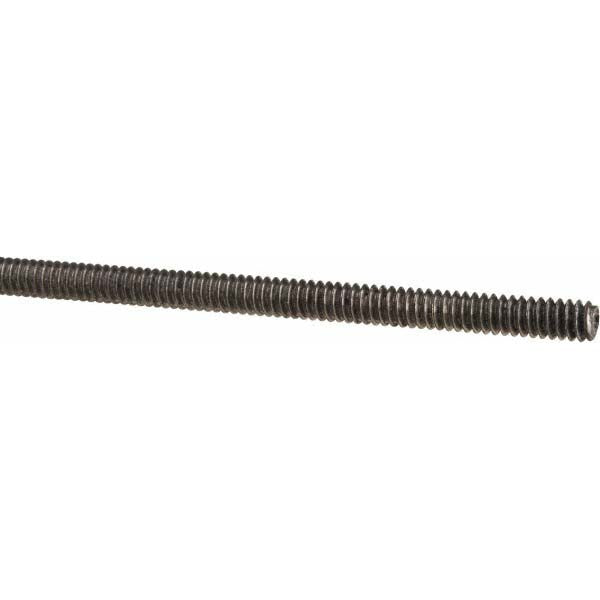 ALL AMERICA THREADED PRODUCTS 44220 General-Purpose Threaded Rod #4-40, 3' OAL, Low-Carbon Steel, Oil Finish