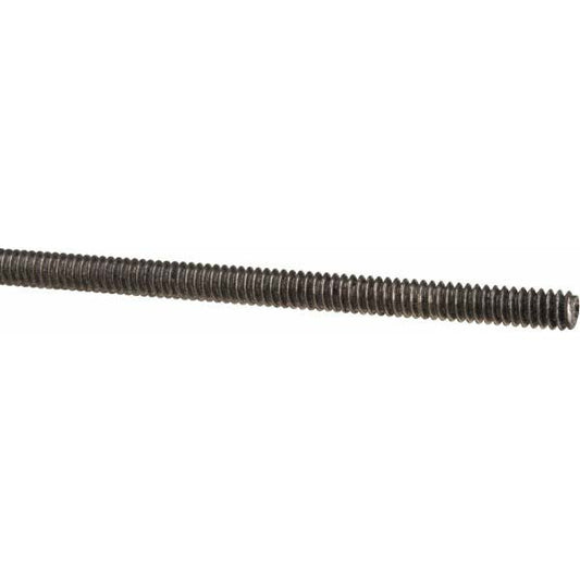 ALL AMERICA THREADED PRODUCTS 44220 General-Purpose Threaded Rod #4-40, 3' OAL, Low-Carbon Steel, Oil Finish