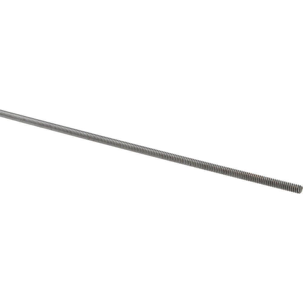 All America Threaded Products 01033 General-Purpose Threaded Rod #6-32, 3' OAL, Low-Carbon Steel, Oil Finish