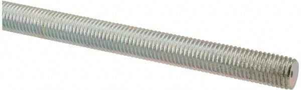ALL AMERICA THREADED PRODUCTS 20203 General-Purpose Threaded Rod 5/16-24, 2' OAL, Low-Carbon Steel, Zinc Finish