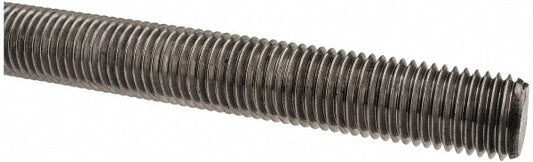 All America Threaded Products 17908 Metric Threaded Rod M20, 1.00 m OAL, Steel, Oil Finish