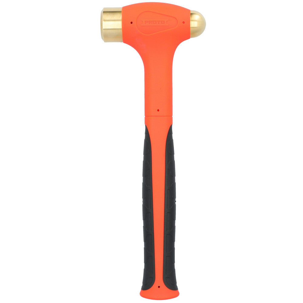 Proto J24DFBA Non-Marring Hammers Head Type Dual Face  Head Weight (Lb.) 2 (Pounds) Head Material Urethane Brass  Head Weight Range 1.0 to 2.9 Lb  Handle Material Urethane Covered Steel  Fractional Face Diameter 1-1/4 (Inch)