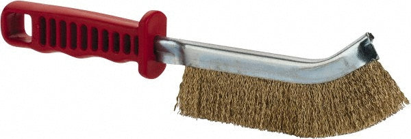 JAZ USA 85100 Scratch Brush,  Brass-Coated Steel