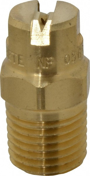 Bete Fog Nozzle 1/4NF0565@4 Brass Standard Fan Nozzle 1/4" Pipe, 65 &deg Spray Angle