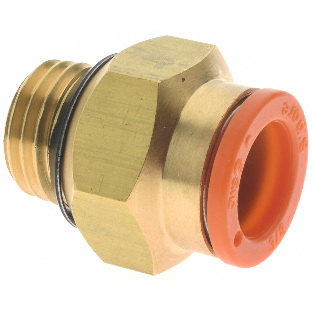 SMC Pneumatics KQ2H11-U02A Push-to-Connect Push-to-Connect Fitting Connector, Universal, 3/8" OD