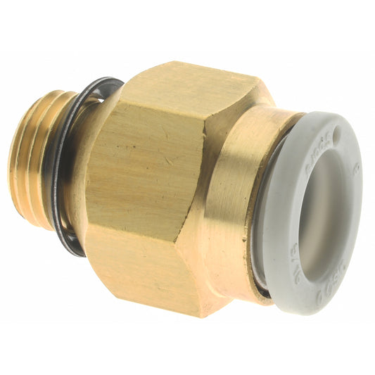 SMC Pneumatics KQ2H08-U01A Push-to-Connect Push-to-Connect Fitting Connector, Universal, 8.00 mm OD