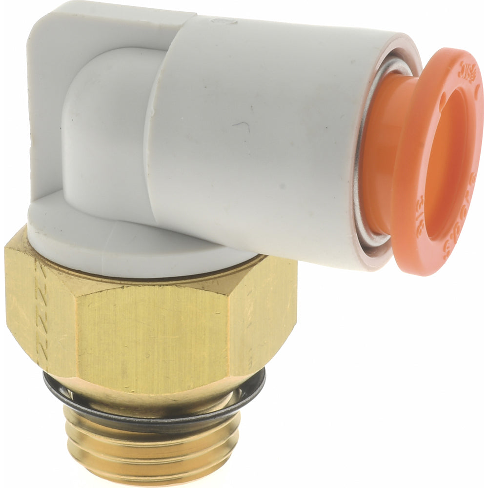 SMC Pneumatics KQ2L11-U02A Push-to-Connect Push-to-Connect Fitting Elbow, Universal, 3/8" OD