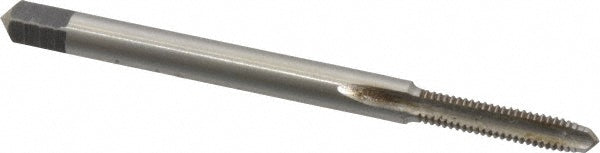 Value Collection MSC-04424487 Straight Flute Tap #4-48 UNF, 3 Flute, Plug Chamfer, 2B Class of Fit, HSS, Bright/Uncoated Finish