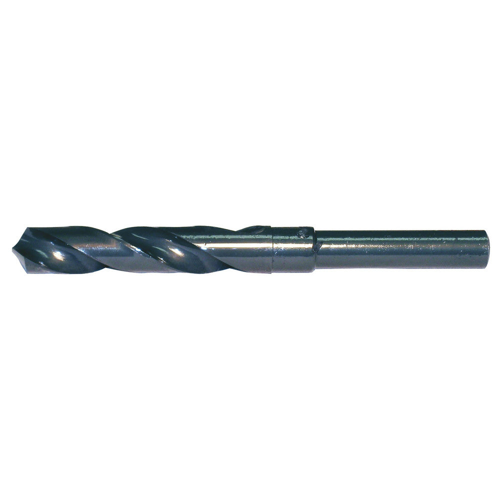Cle-Line C20733 Reduced Shank Drill Bit 33/64" Dia, 1/2" Shank Dia, 118 deg Point, High-Speed Steel
