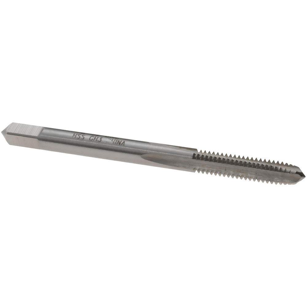 Value Collection MSC-04437323 Straight Flute Tap #8-32 UNC, 4 Flutes, Plug, 2B Class of Fit, High Speed Steel, Bright/Uncoated