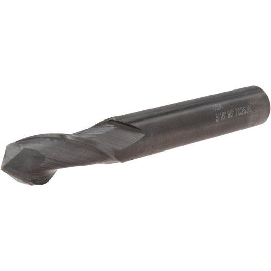 Melin Tool 16086 Drill Mill 5/16" Dia, 13/16" LOC, 2 Flutes, 90 &deg Point, Solid Carbide
