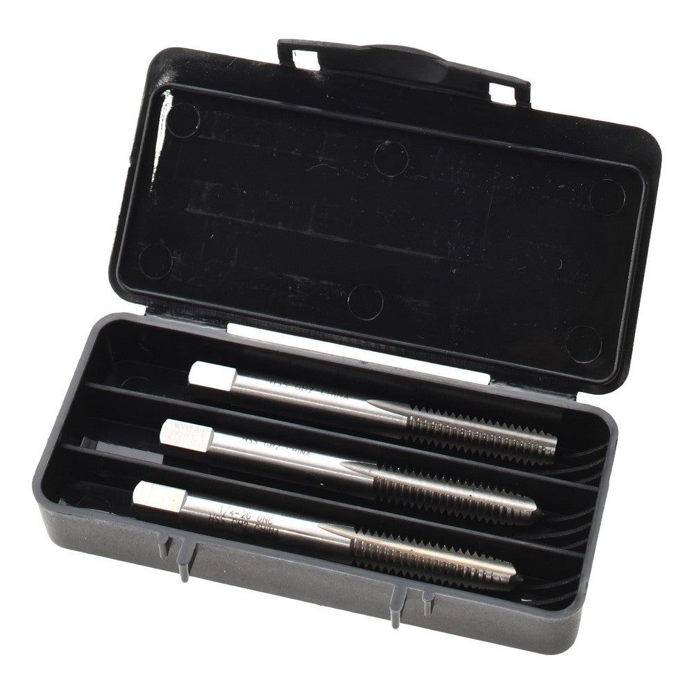 Value Collection MSC-04460234 Tap Set 1/4-20 UNC, 4 Flute, High Speed Steel, Bright Finish