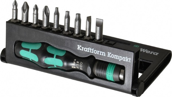 Wera 05056653001 1/4" Drive Mini-Allround Bit Screwdriver Set