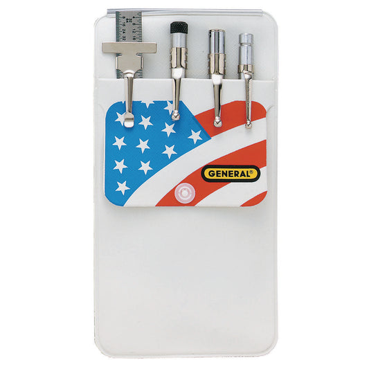 General S008 4 Piece Pocket Tool Set