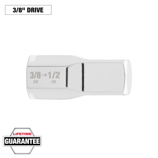 Milwaukee Tool 42-04-9111 Socket Adapters & Universal Joints Adapter Type Socket Adapter  Male Size 1/2 in  Female Size 3/8  Male Drive Style Square  Overall Length (Inch) 1.40  Female Drive Style Square