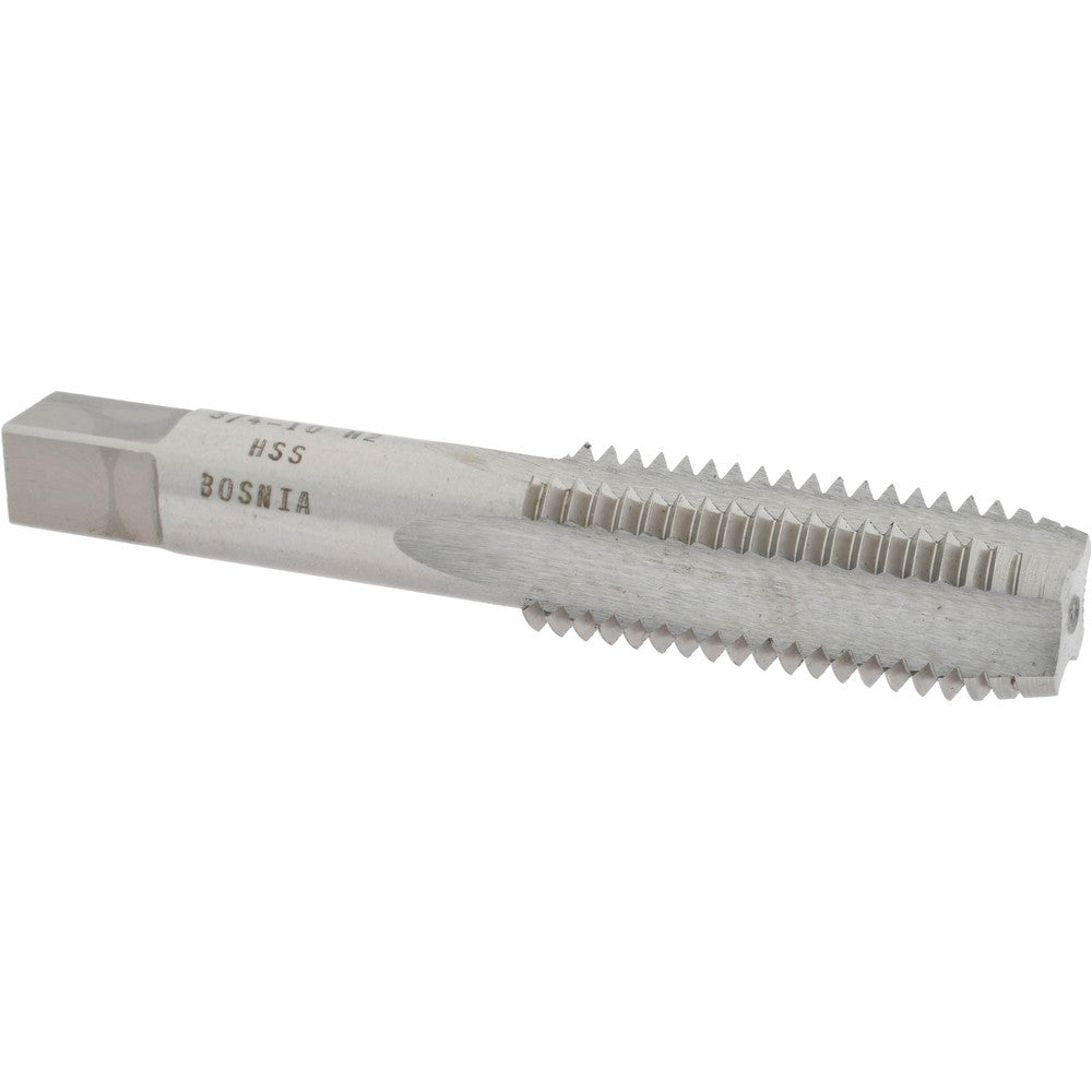 Value Collection MSC-04467106 Straight Flute Tap 3/4-10 UNC, 4 Flutes, Plug, High Speed Steel, Bright/Uncoated