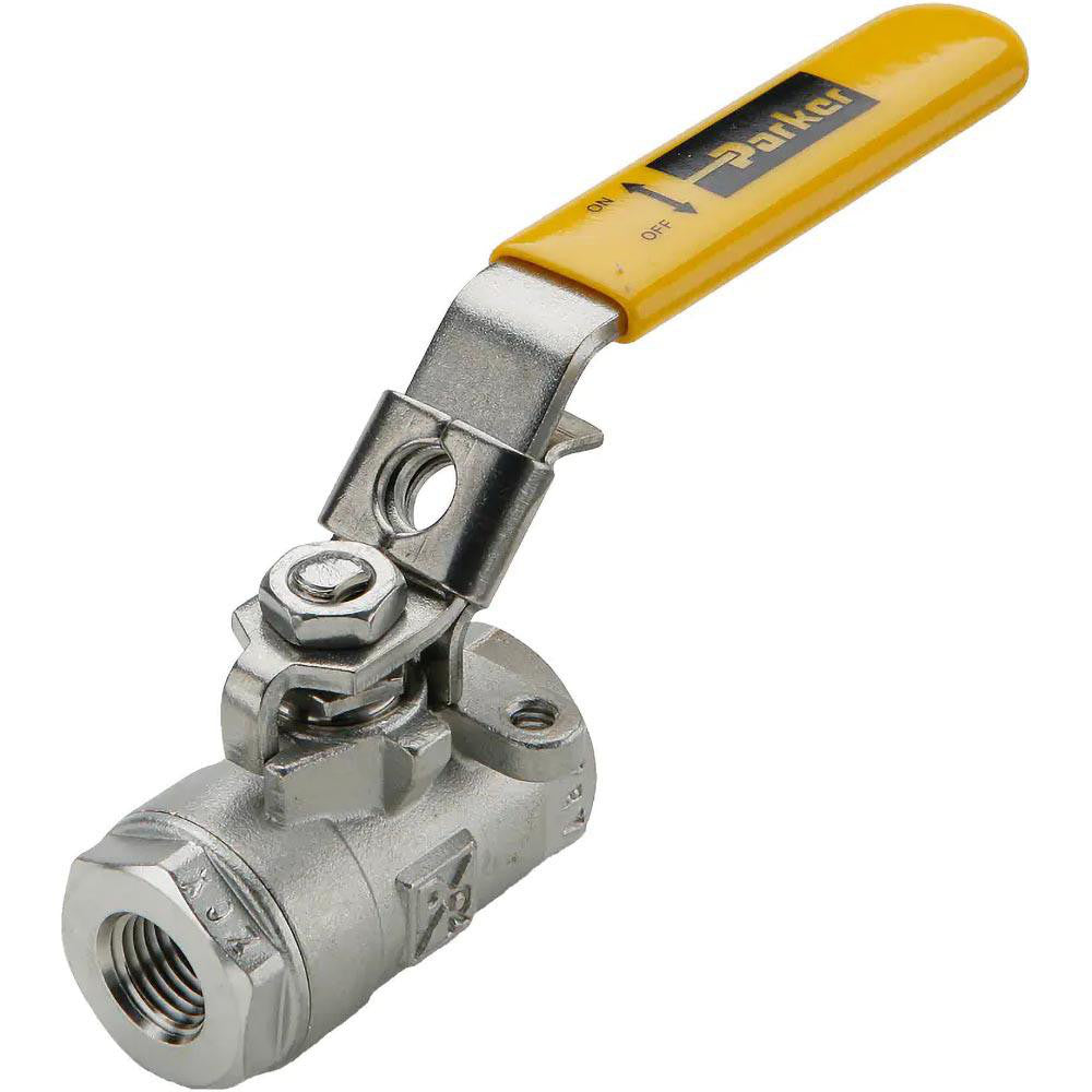 Parker XVP502SS-12 Standard Manual Ball Valve 3/4" Pipe, Full Port