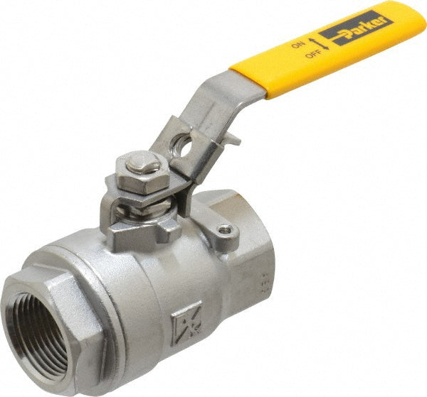 Parker XVP502SS-16 Standard Manual Ball Valve 1" Pipe, Full Port