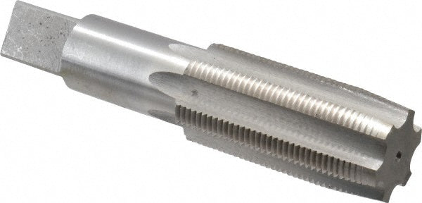 Value Collection MSC-04489571 1-3/8 - 12 Taper RH 3B H4 Bright High Speed Steel 6-Flute Straight Flute Hand Tap