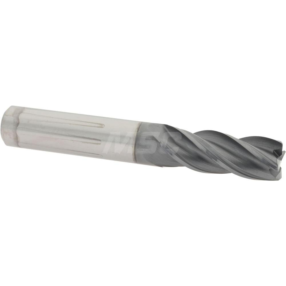 Accupro 95168383 Corner Chamfer End Mill 3/8" Dia, 1" LOC, 4 Flute, 0.0150" Chamfer Width, Solid Carbide