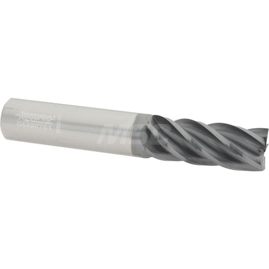 Accupro 95168262 Square End Mill 1/2" Dia, 1-1/4" LOC, 5 Flute, Solid Carbide