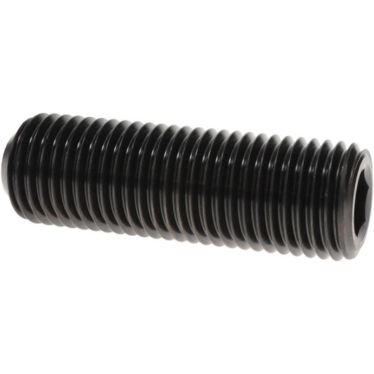 Value Collection 601557BR Set Screw 1-1/4-7, 4" Overall Length, Cup Point, Alloy Steel, Grade ASTM F912